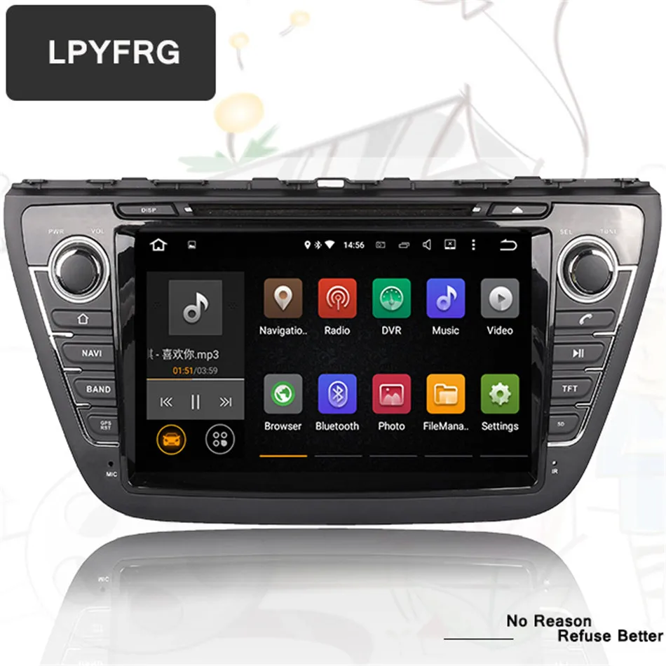 Perfect 8 Inch 1024*600 4GB RAM Octa Core Android 9.0 Car DVD GPS For Suzuki SX4 S Cross 2013 2014 2015 2016 2017 With 3/4G WiFi 2din 1 Perfect 8 Inch 1024*600 4GB RAM Octa Core Android 9.0 Car DVD GPS For Suzuki SX4 S Cross 2013 2014 2015 2016 2017 With 3/4G WiFi 2din 1