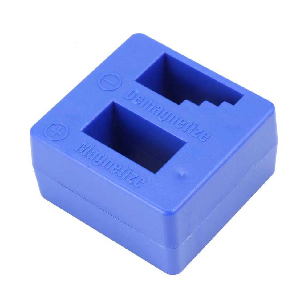 High Quality Precision Magnetizer Demagnetizer Tool for Screwdriver Tip Small and Big Screw Drill Bit Blue | Инструменты