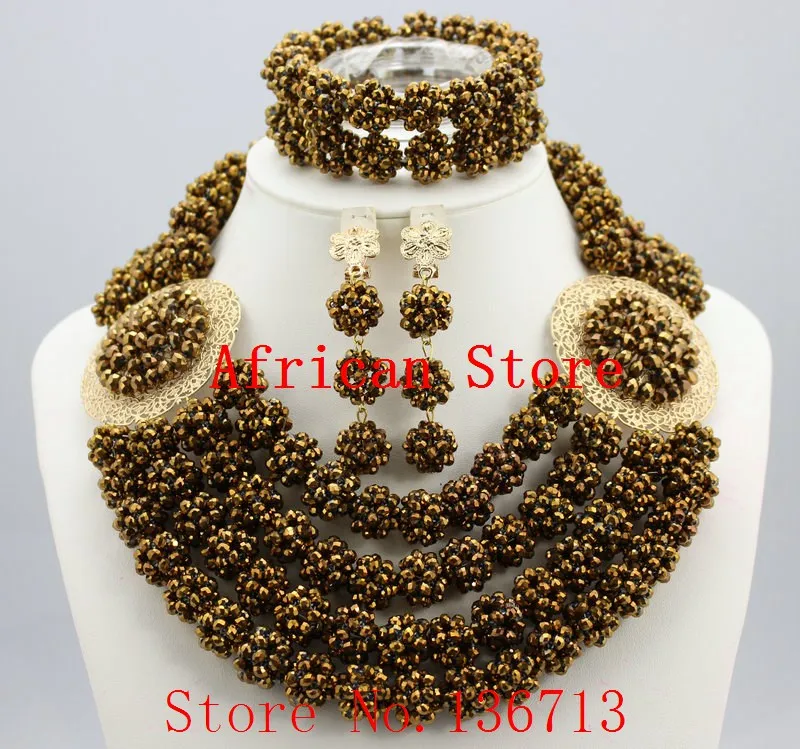 Online Schöne Lila Single Afrikanischen Frauen Perlen Schmuck Set Nigerian Afrikanischen Perlen Halskette Set Handgemachte Stil Freies Verschiffen BC401 5