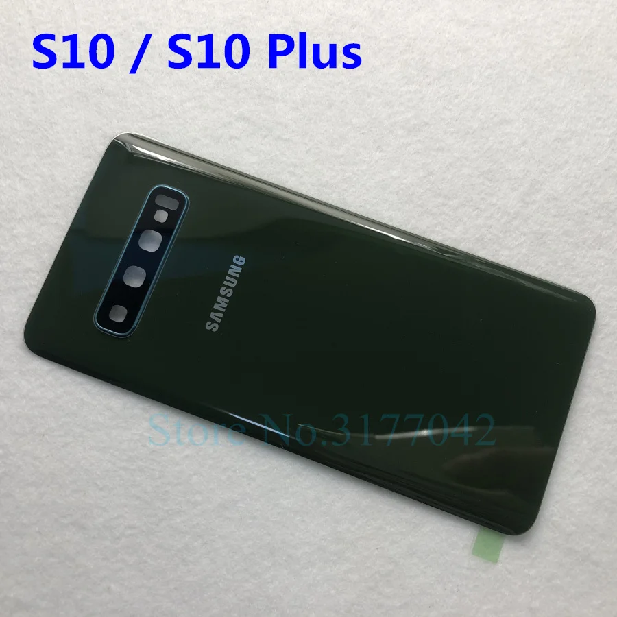 Samsung задняя Батарея Крышка для samsung Galaxy S10 плюс S10 S10e S10+ G9750 SM-G975F G9730 SM-G973F G970F сзади Стекло чехол