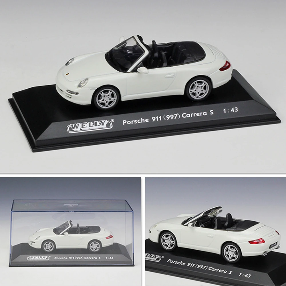 WELLY масштаб 1:43 модель автомобиля Volvo/Porsch/Audi/VW литой металл игрушка для мальчика