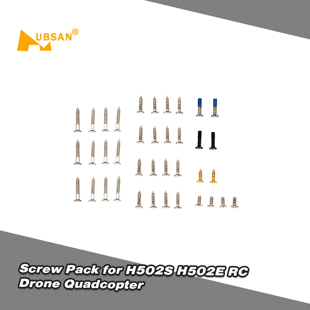 

Hubsan Original Spare Parts Metal Screw Pack Kit for H502S H502E RC Drone Quadcopter Helicopters RC Part