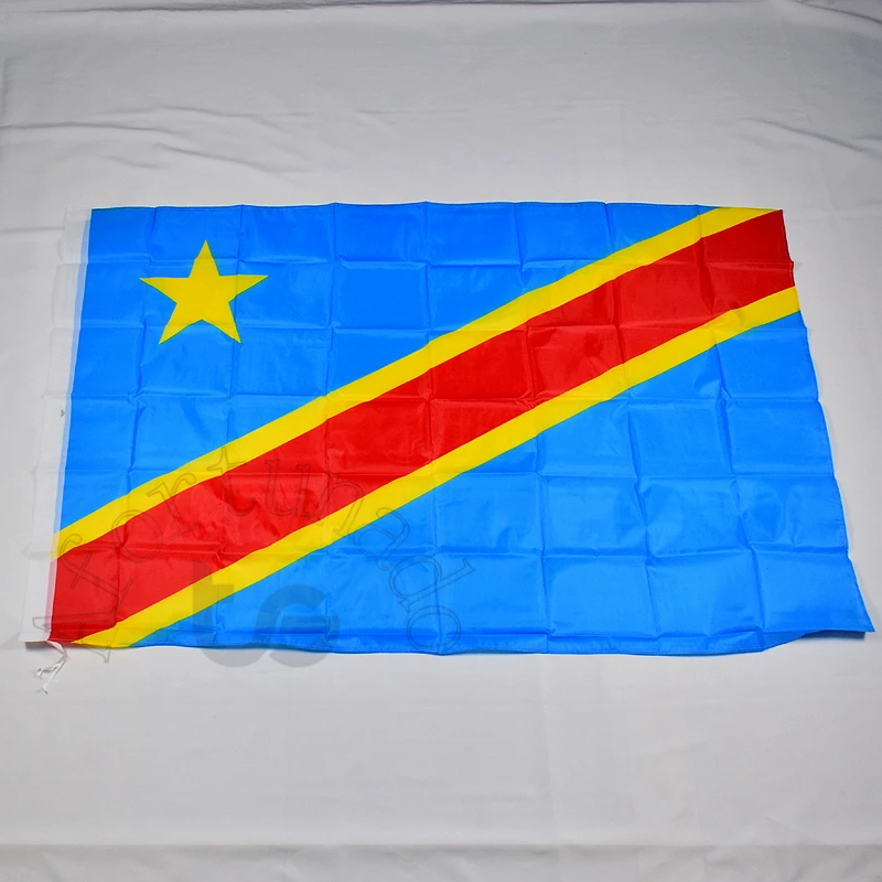 

Congo 90*150cm Democratic Republic of the Congo flag Banner Free shipping 3x5 Foot Hanging National flag Home Decoration