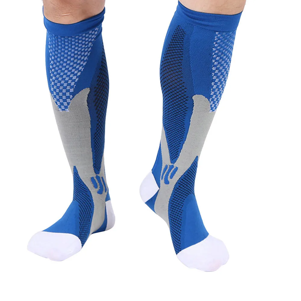 Компрессионные носки для мужчин и женщин, спортивные, подходят для бега, носки для путешествий, повышающие выносливость