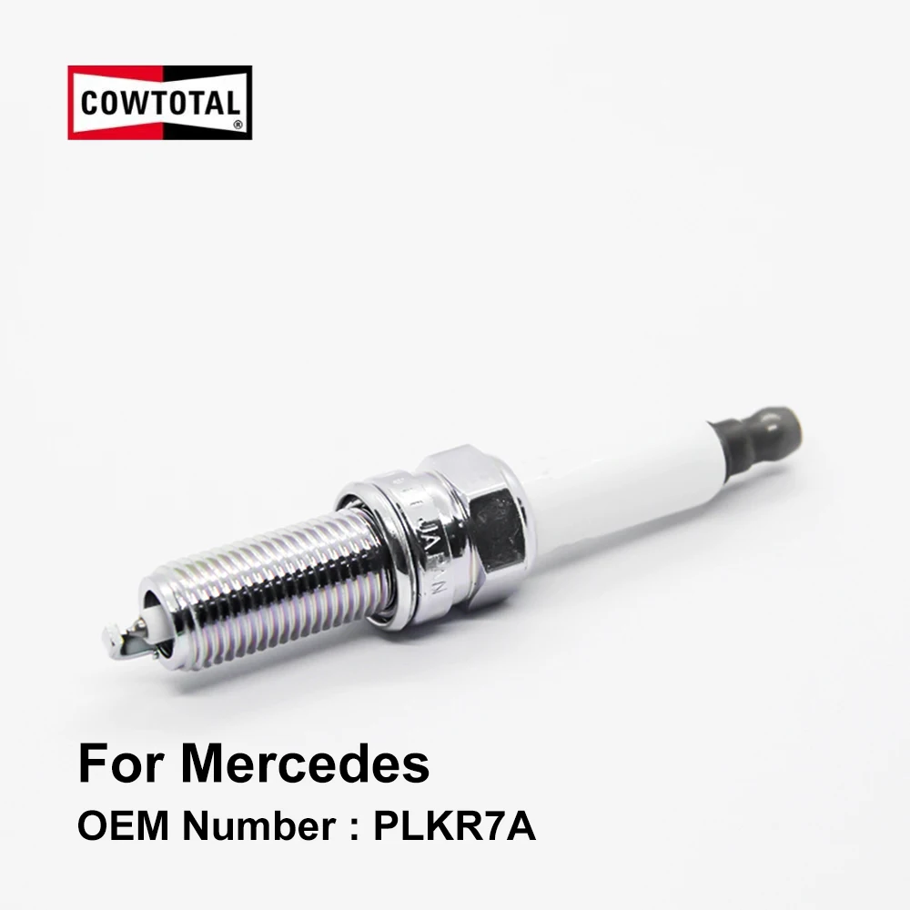 

COWTOTAL Iridium Spark Plug PLKR7A for Mercedes Benz E Class E200 E260 E280 E300 ML300 ML350 S300 S350 Sprinter ( Pack of 4 )