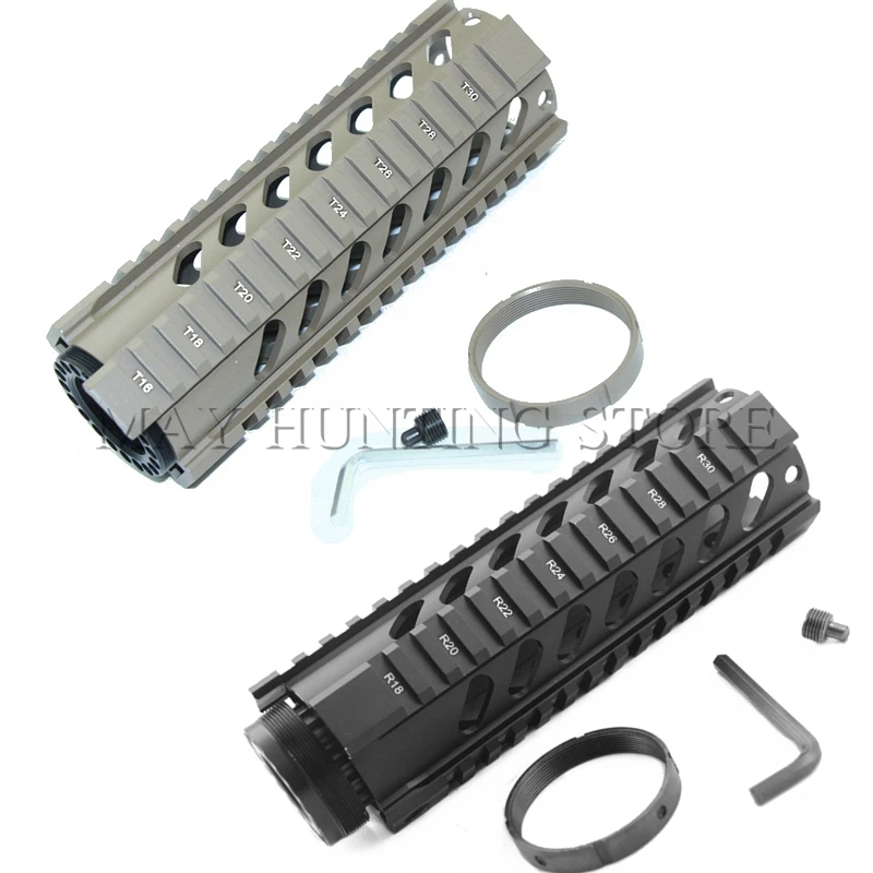 

Tactical Rifle Accessoris 7" M16 M4 AR-15 Quad Rail Handguard Free Float Black Sand for Hunting Shooting
