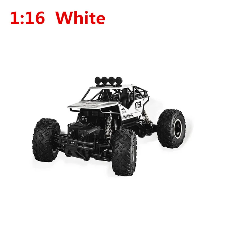 Дети Suprise подарки 4WD RC Грузовик Рок-сканеры двойные двигатели Высокая мощность автомобиль игрушка Дистанционное управление автомобиль игрушки для детей - Цвет: white