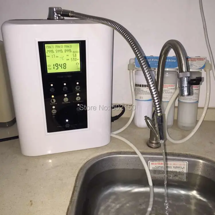 installing kangen water machine under sink