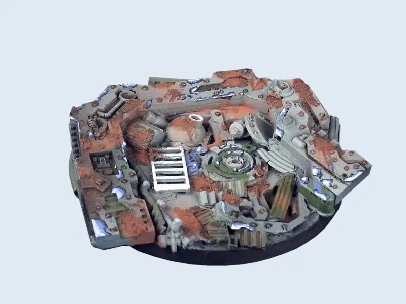 

Resin Miniatures Models 60mm Factory Ruins Accessories base Free Shipping