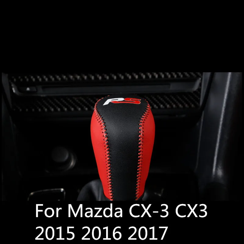 Автомобильный интерьер автомобиля шестерни комплекты переключения передач набор ручного рукав интерьера для Mazda CX-3 CX3