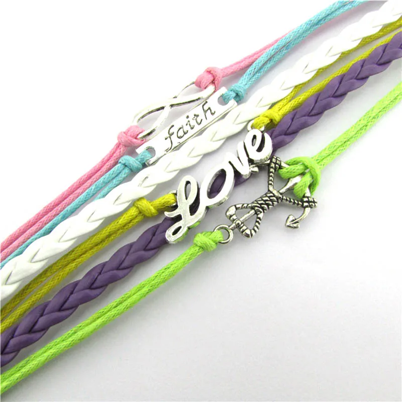 Стильный бар творческие популярные украшения сделай сам многослойный браслет