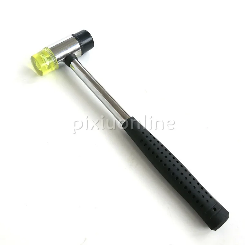 1pc J143 Detachable Rubber Hammer Double Hammerhead length 27cm for DIY Model Making Free Shipping Russia | Инструменты