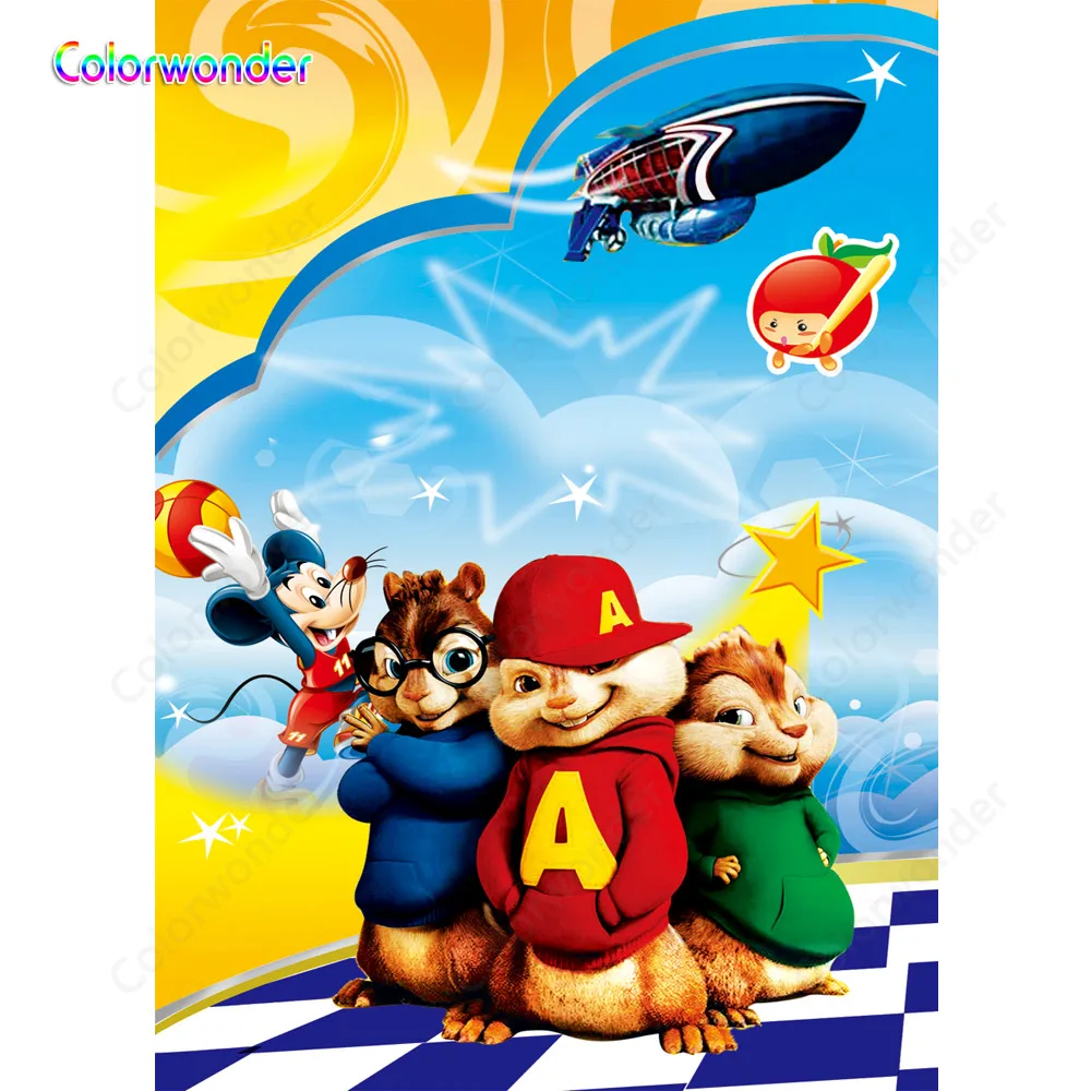 Colorwonder Photography Background Alvin And The Chipmunks Happy