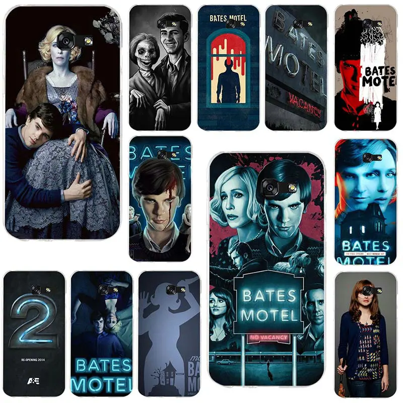 

Soft TPU Cell Phone Case for Samsung Galaxy S2 S3 S4 S5 Mini S6 S7 S8 S9 S10 Edge Plus Lite Note 5 8 Sehll Bates Motel Flexible