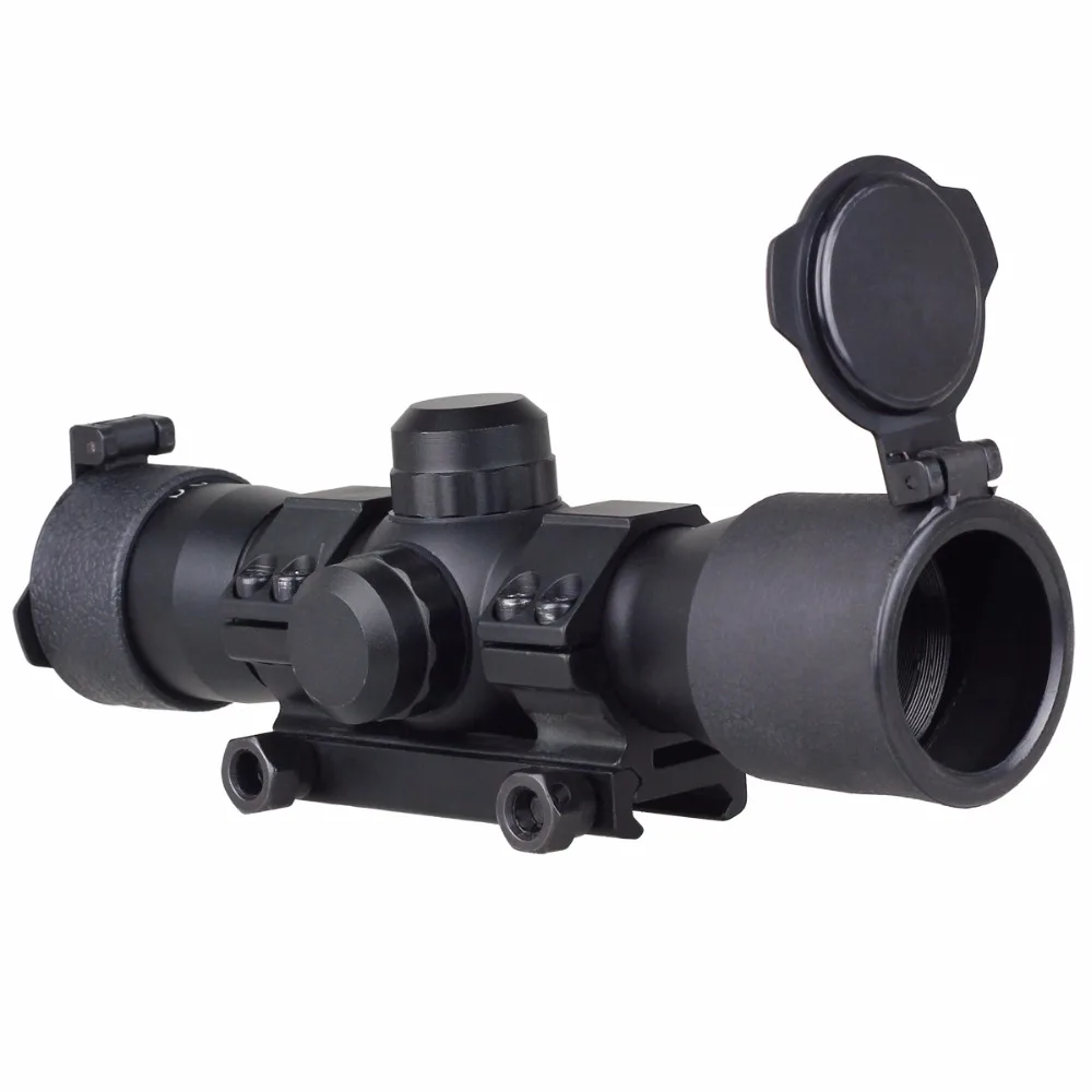 

VERY100 NEW Tactical 1x 35mm High Illuminated Red/Green Dot Sight Telescopic Sight Scope Free Shipping!
