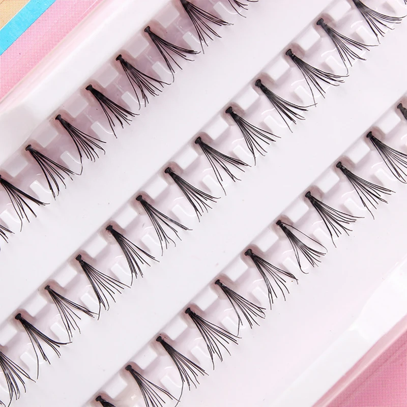 

1box big capacity Volume Eyelash 3D Eyelash Extensions 0.07 mm Thickness curl Mink Strip Eyelashes Individual Lashes