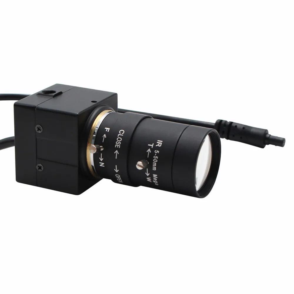 5MP CMOS OV5640 5-50 мм варифокальный объектив промышленный USB камера android, Linux, Windows для идентификации документов