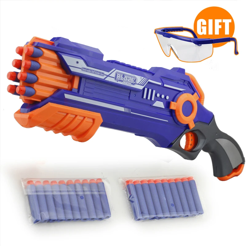 Manual Rifle font b Toy b font Gun Coolest Blue Airsoft Air Guns CS game Airsoft