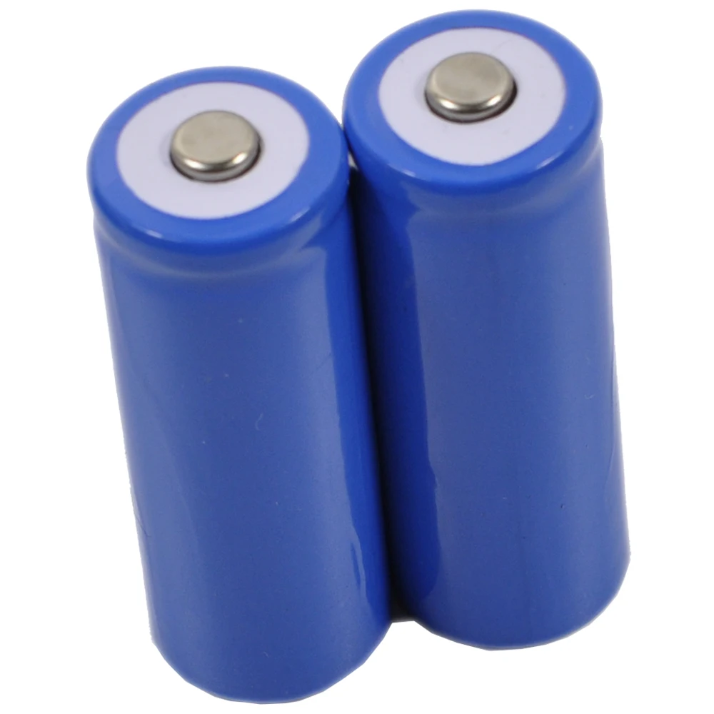 2x 18500 Battery for LED Torch FlashLight Flash Light HeadLamp Head Lamp Top Button 3.7V Li ion