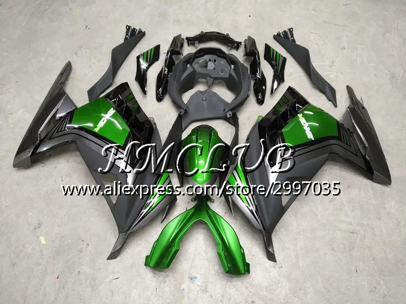 Инъекции для KAWASAKI NINJA EX 300 ZX 3R 300R 2013 Белый Черный 47HC. 13 ZX3R EX300 ZX-3R ZX300R 13 14 15 обтекатель oem - Цвет: No. 7