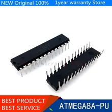 10 шт./лот ATMEGA8A-PU ATMEGA8A DIP-28 IC