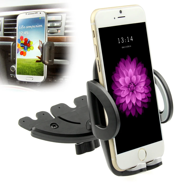 

Universal 360 rotate Smart Phone GPS Car CD Slot Dock Dash Mount Stand Holder for iphone 5 5s 6 plus suporte para celular gps