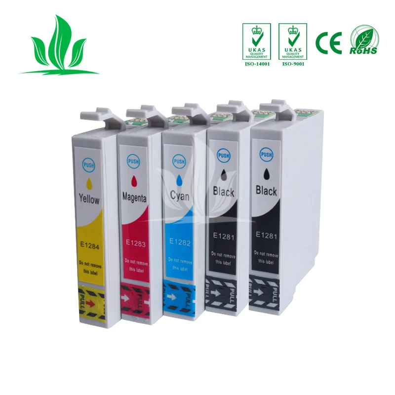 

T1281 5pcs Compatible Ink Cartridge for EPSON Stylus S22 SX125 SX130 SX230 SX235W SX420W SX425W SX430W