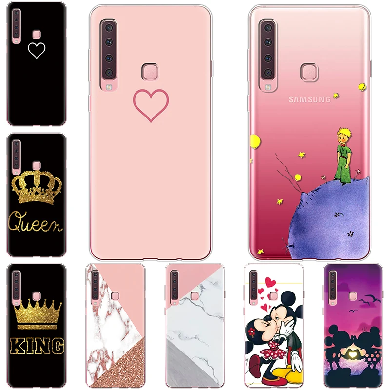 

Heart Lover Couple For Coque Samsung Galaxy A9 2018 Phone Case Silicone Soft Back Cover Case For Samsung A9 2018 A920 A920F 6.3