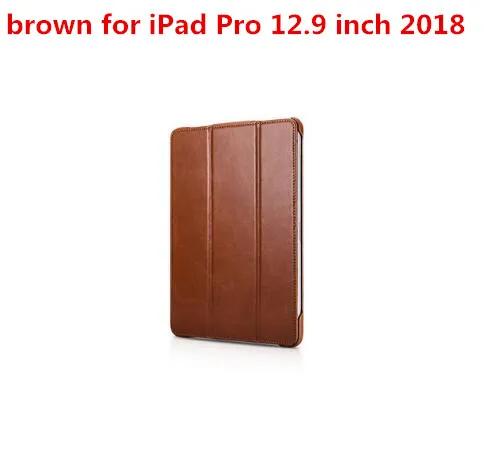 ICarer для iPad Pro 11 дюймов iPad Air 10,5 Mini5 Mini 5 чехол из натуральной кожи для iPad Pro 12,9 дюйма iPad air 3 - Цвет: iPad Pro 12.9 2018