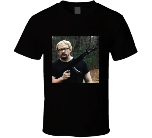 

New Sam Hyde Shooter Black Tee T Shirt Astrid24 Cool Casual pride t-shirt men Unisex New Fashion tshirt free shipping tops ajax