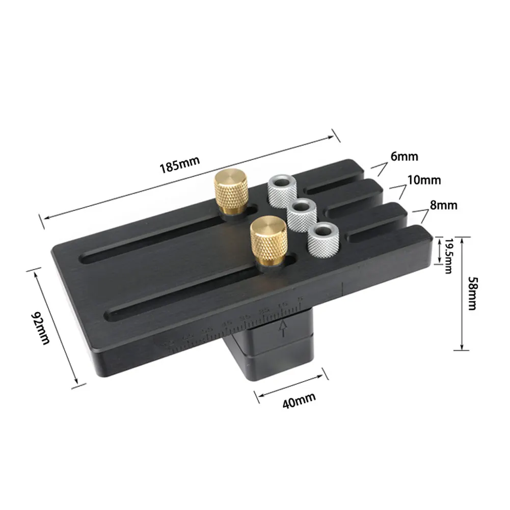 

Triple Punch Locator Woodworking Hole Saw Carpenter Kit Dowels Woodworking Tool Log Tenon Hole Locator Set