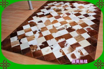 

2018 free shipping 100% natural genuine cow leather door mat
