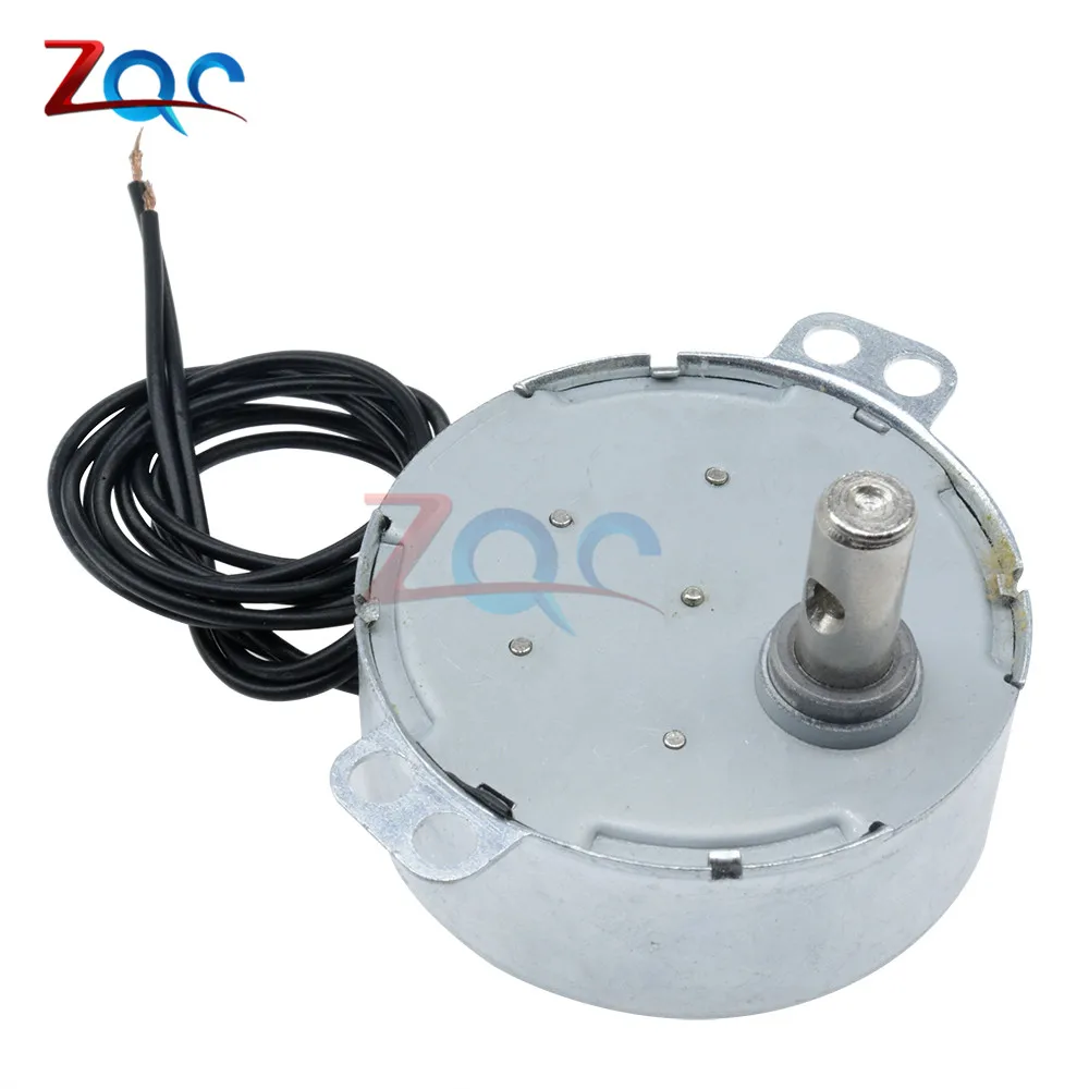 AC 220 240V/переменного тока 12V 50/60 Гц Синхронный двигатель 5 6 об/мин прочный высокий