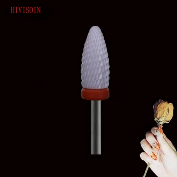 

Pink Ceramic Nail Drill Bit - Flame Bit - F (2043.060)