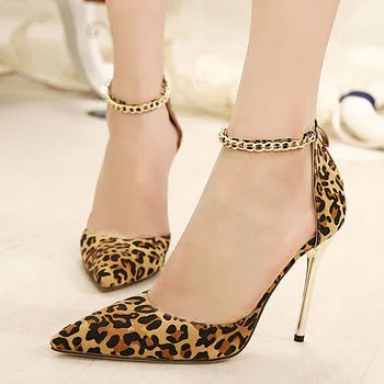 leopard wedding shoes
