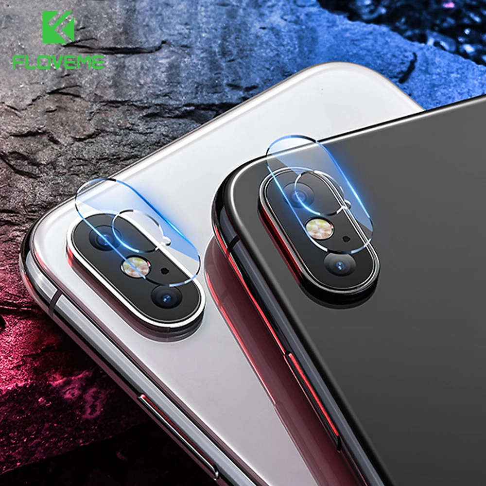 FLOVEME для iPhone Xs X Max Защитная пленка камеры закаленное стекло задняя крышка Apple 10 XS XR