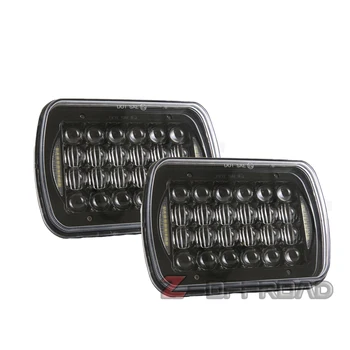 

5x7 Black LED 5D Truck Headlights with DRL 6x7 LED Headlamps Projector Light Lamp Lighting with DOT,Emark For Jeep Wrangler