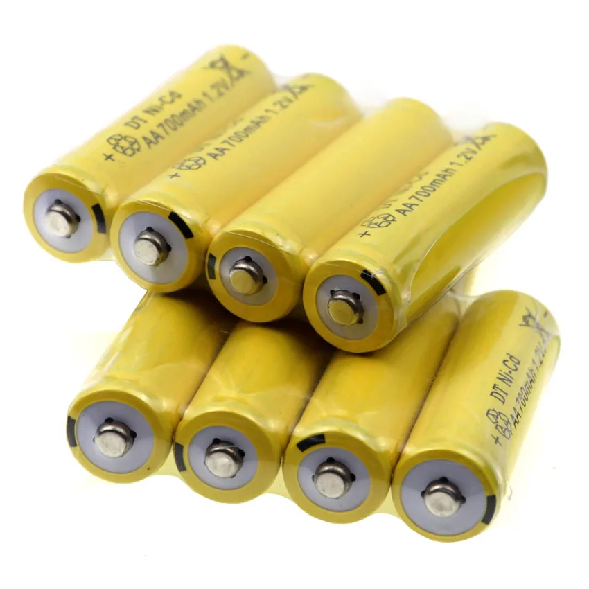 8pcs nicd aa batteries 1 2v rechargeable nicd battery 1 2v ni cd aa