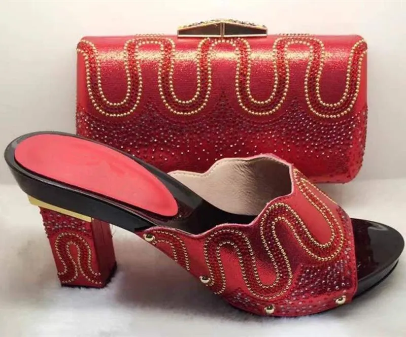 Fashion Italian Shoes with Matching bags For Party african Shoes And Bags Set for Wedding shoe