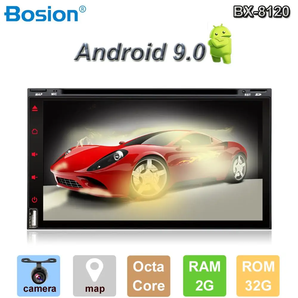 Bosion Octa Core 2din android 9 0 автомобильный аудио DVD стерео радио для NISSAN QASHQAI Tiida GPS TV 3G WiFi dvd
