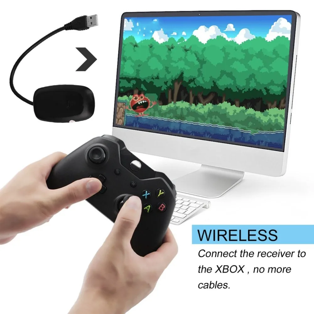 For XBOX ONE 2 4GHz Wireless Game Controller Game Pad Joystick for Xbox One Microsoft PC