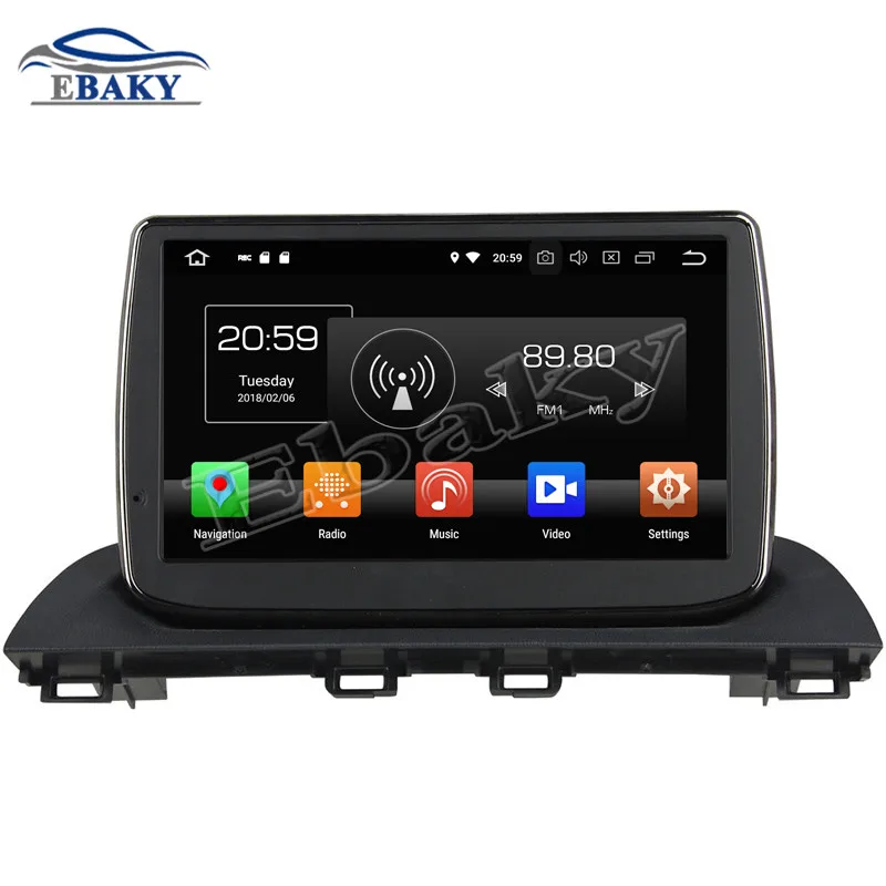 Perfect NaviTopia 9inch 4GB RAM 64GB ROM Octa Core Android 9.0 Car DVD Radio For Mazda 3 Axela 2014 with GPS/WIFI/Bluetooth 9