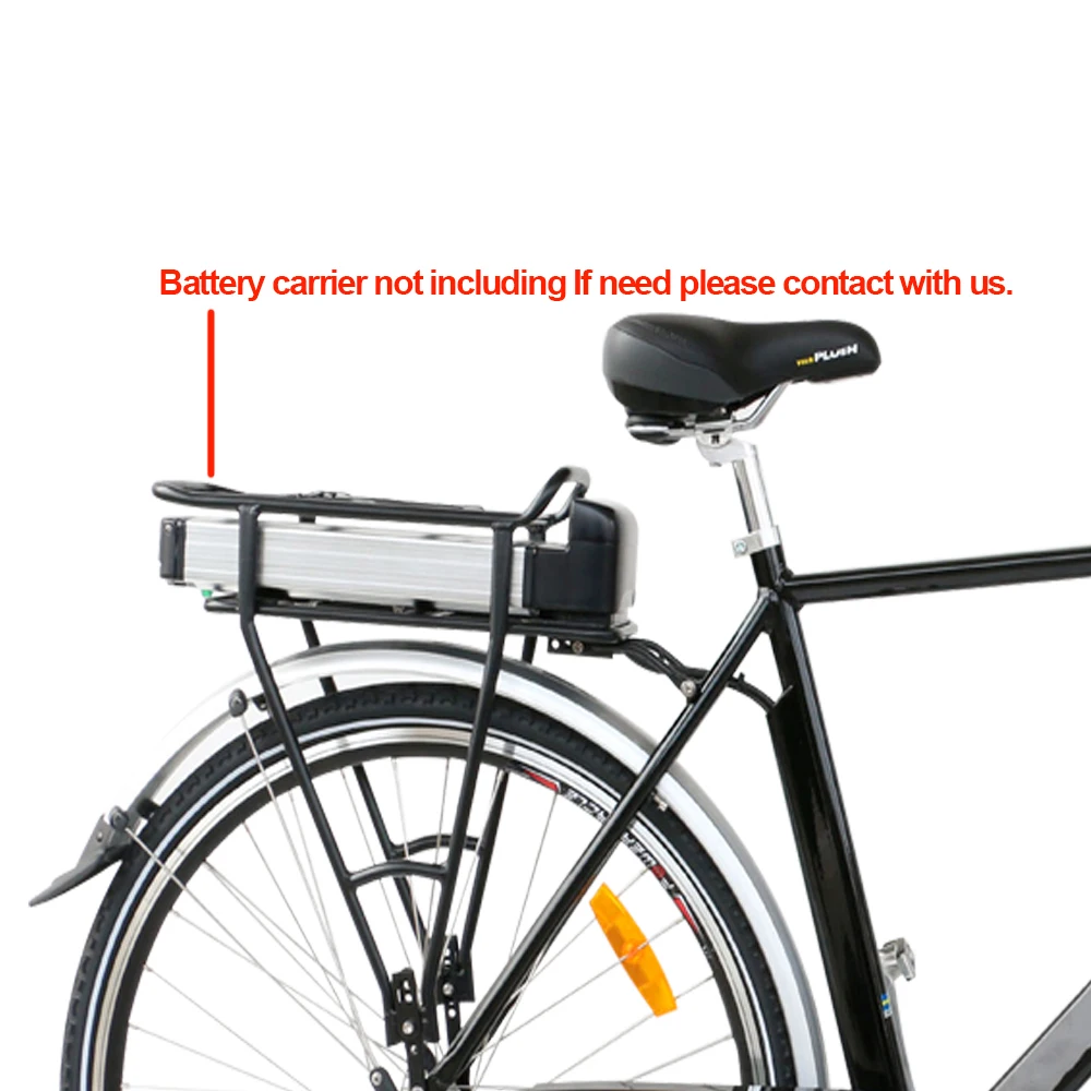 Flash Deal Electric Bike Battery 36v 10ah 12ah Rear Rack Lithium ion Battery with Charger for Ebike E-Bike Electric Bicycle Conversion Kit 4