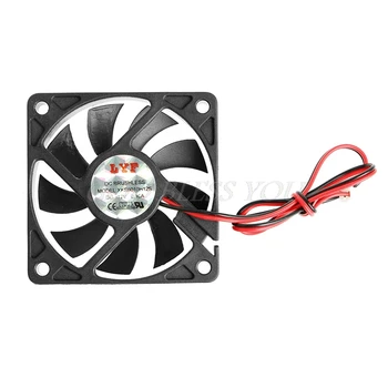 

CPU cooler DC 12V 2-Pin 60x60x10mm cooler for PC Computer CPU System Sleeve-Bearing Cooling Fan 6010