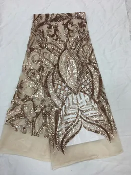 

4 colors High quality African lace black golden sequins tulle French sequins luxury African wedding dresses, high quality lace