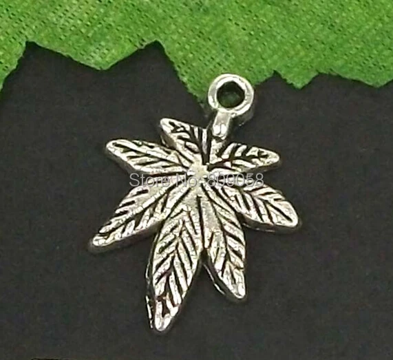 

Wholesale Lots 100pcs Antique Silver Maple Leaf Charms Pendant Alloy Jewelry Finding 21x16 mm Fit Fashion Jewelry DIY Making