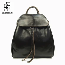 De Cuero de Vaca genuino de Las Mujeres Mochilas de Diseño de Moda Femenina Bolsa de La Escuela Informal para Las Niñas Famosa Marca Mini Pequeñas Bolsas de La Vendimia