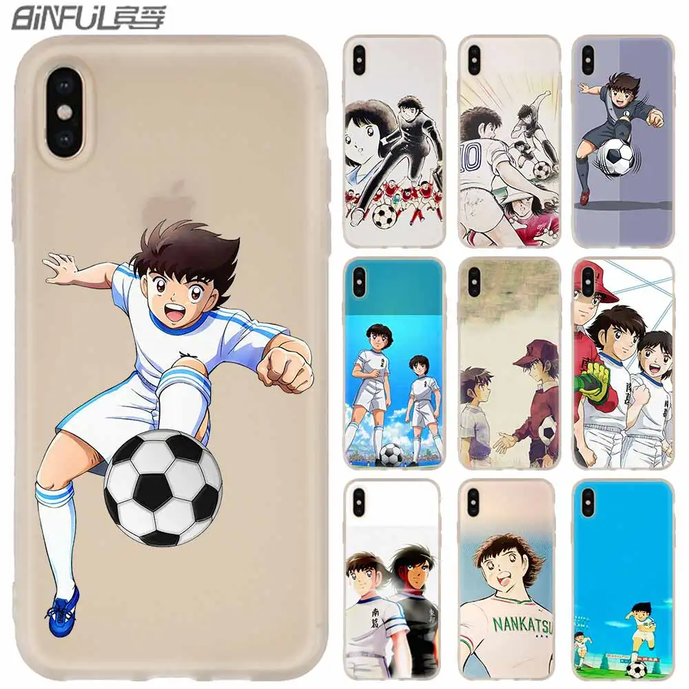 

Case FOR iPhone 11 Pro 2019 X XS Max XR For iPhone 5 5S SE 6S 6 4 4S 7 8 Plus Captain Tsubasa Ozora Genzo football