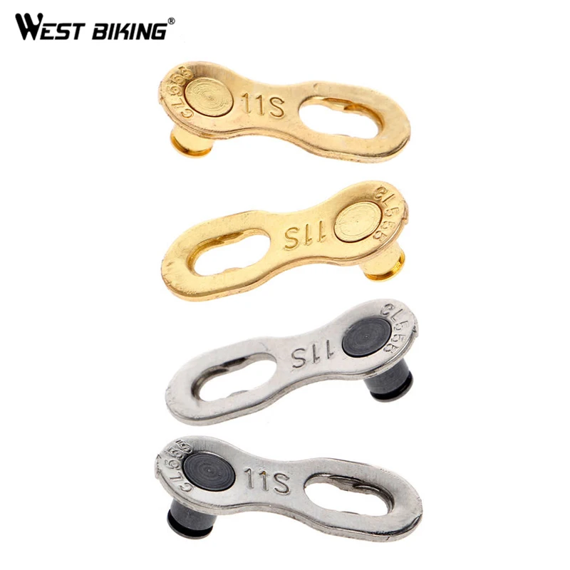 

WEST BIKING 2Pcs Bicycle Chain Tools 11s /10s Bicycle Chain Connector Quick Clip MTB Road Bike Accessories Bicycle Repair Tools