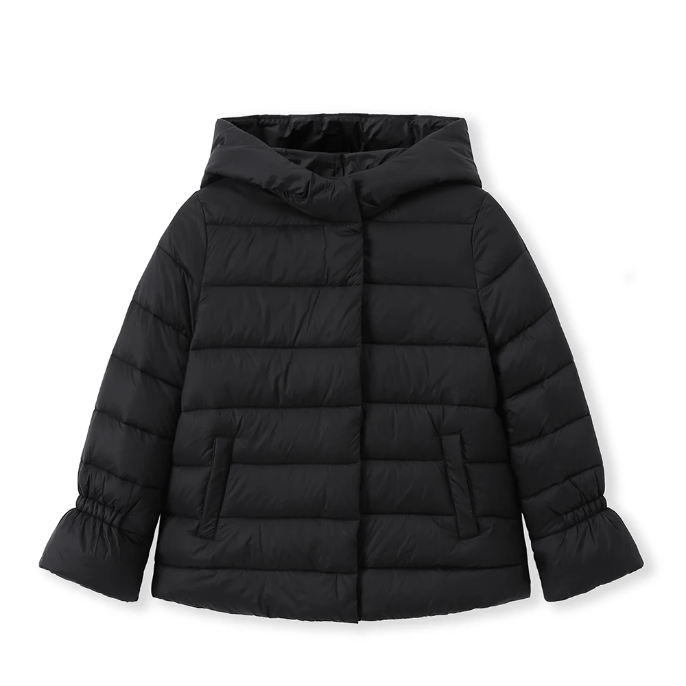 Najtaniej Balabala 2018 kurtki parka dla dziewczynek chłopców płaszcze bawełniane drukowane zimowe ciepłe dziewczyny dół kurtki dzieci odzież bawełniana z kapturem